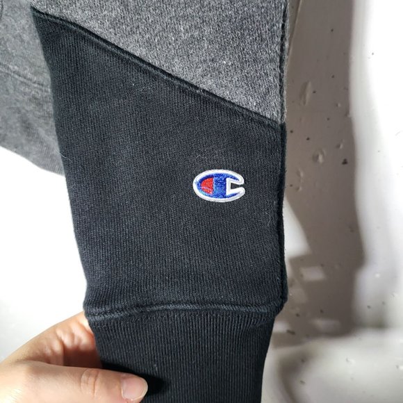 Champion Women's Reverse Weave Colorblock Varsity Pullover Sweatshirt Size Small - Picture 10 of 12